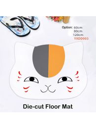 Natsume Yuujinchou Cat Die-cut Floor Mat