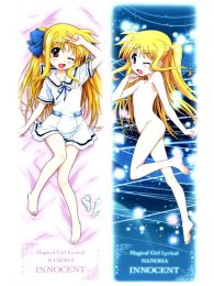 Magical Girl Lyrical Nanoha Dakimakura Hugging Body Pillow Cover
