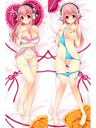 Super Sonico Dakimakura Hugging Pillow Cover