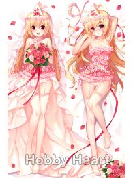 Shamoe Wedding Dress Dakimakura Hugging Pillow Cover