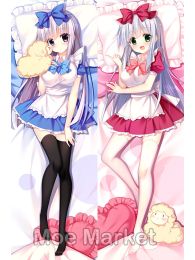 Alice or Alice Airi and Rise Dakimakura Hugging Pillow Cover