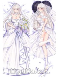 Azur Lane The Enterprise Wedding Skin Dakimakura Hugging Pillow Cover