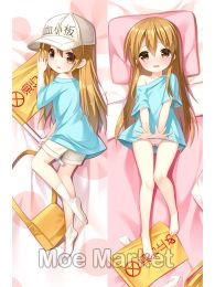 Hataraku Saibou (Cells at work!) Platelet Dakimakura Hugging Pillow Cover