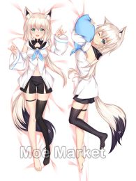 Virtual Youtuber Sirakami Fubuki Dakimakura Hugging Pillow Cover