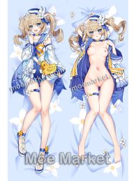 Genshin Impact Barbara Summertime Sparkle Dakimakura Hugging Body Pillow Cover