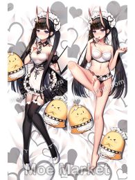 Azur Lane IJN Noshiro Maid Costume Dakimakura Hugging Body Pillow Cover
