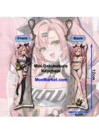 Zenless Zone Zero Nicole Demara Mini Dakimakura Keychain Phone Strap Zenless Zone Zero Nicole Demara Mini Dakimakura Keychain Phone Strap