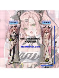 Zenless Zone Zero Nicole Demara Mini Dakimakura Keychain Phone Strap