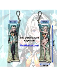Honkai: Star Rail Firefly Mini Dakimakura Keychain Phone Strap
