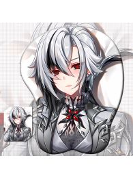 Genshin Impact Arlecchino 3D Wrist Rest Oppai Mouse Pad