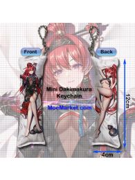 Wuthering Waves Yinlin Mini Dakimakura Keychain Phone Strap