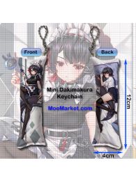 Zenless Zone Zero Ellen Joe Mini Dakimakura Keychain Phone Strap