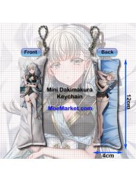 Wuthering Waves Jinhsi Mini Dakimakura Keychain Phone Strap