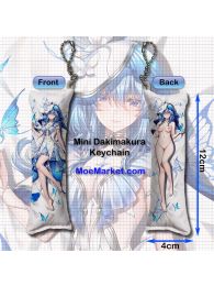 Wuthering Waves Shorekeeper Mini Dakimakura Keychain Phone Strap