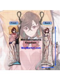 Dandadan Momo Ayase Mini Dakimakura Keychain Phone Strap