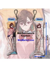 Dandadan Momo Ayase Mini Dakimakura Keychain Phone Strap