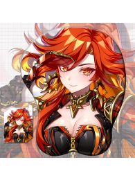 Genshin Impact Mavuika 3D Wrist Rest Oppai Mouse Pad