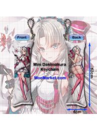 Wuthering Waves Carlotta Mini Dakimakura Keychain Phone Strap