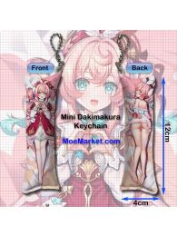 Honkai: Star Rail Hyacine Mini Dakimakura Keychain Phone Strap