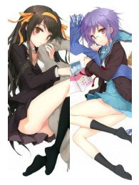 Suzumiya Haruhi Dakimakura Hugging Body Pillow Cover