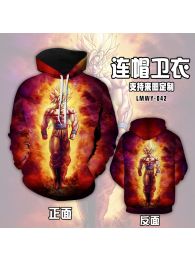 DragonBall Goku Color Pullover Hoodie Sweatshirt
