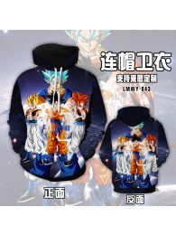 DragonBall Goku Color Pullover Hoodie Sweatshirt