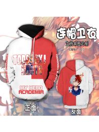 Boku no Hero Academia Todoroki Shoto Color Pullover Hoodie Sweatshirt