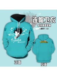 Boku no Hero Academia Izuku Midoriya Color Pullover Hoodie Sweatshirt