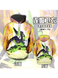 DragonBall Cell Color Pullover Hoodie Sweatshirt DragonBall Cell Color Pullover Hoodie Sweatshirt