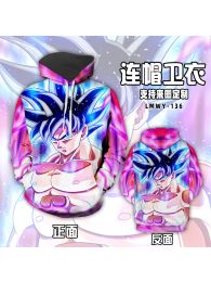 DragonBall Goku Color Pullover Hoodie Sweatshirt