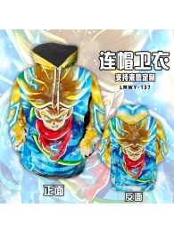 DragonBall Trunks Color Pullover Hoodie Sweatshirt
