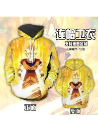 DragonBall Goku Color Pullover Hoodie Sweatshirt