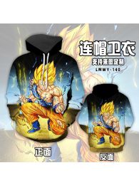 DragonBall Goku Color Pullover Hoodie Sweatshirt