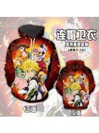 The Seven Deadly Sins Color Pullover Hoodie Sweatshirt