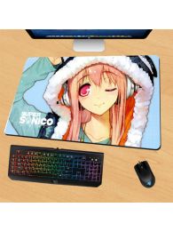 Super Sonico Gaming Mouse Pad Desk Pad Playmat