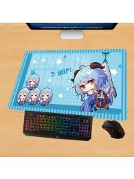 Genshin Impact Ganyu Gaming Mouse Pad Desk Pad Playmat