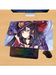 Genshin Impact Mona Gaming Mouse Pad Desk Pad Playmat