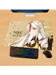 Genshin Impact Ningguang Gaming Mouse Pad Desk Pad Playmat