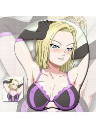 DragonBall Z Android 18 by StormFedeR 3D Wrist Rest Oppai Mouse Pad