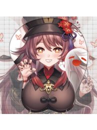 Genshin Impact Hu Tao 3D Wrist Rest Oppai Mouse Pad