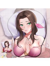 Final Fantasy VII Remake Aerith Gainsborough 3D Wrist Rest Oppai Mouse Pad