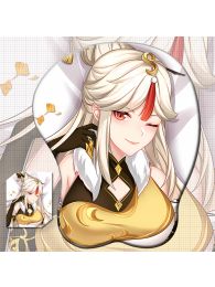 Genshin Impact Ningguang 3D Wrist Rest Oppai Mouse Pad
