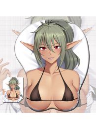 Queen's Blade Echidna 3D Wrist Rest Oppai Mouse Pad