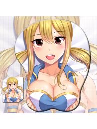Fairy Tail Lucy 3D Wrist Rest Oppai Mouse Pad