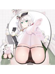 Azur Lane Aquila 3D Wrist Rest Oppai Mouse Pad