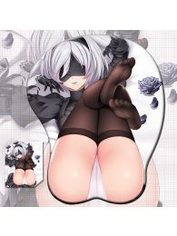 NieR: Automata 2B 3D Wrist Rest Oppai Mouse Pad