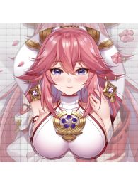 Genshin Impact Yae Miko 3D Wrist Rest Oppai Mouse Pad