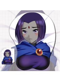 Teen Titans Raven 3D Wrist Rest Oppai Mouse Pad