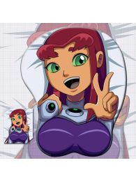 Teen Titans Starfire 3D Wrist Rest Oppai Mouse Pad