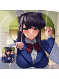Komi Can't Communicate Komi Shoko 3D Wrist Rest Oppai Mouse Pad